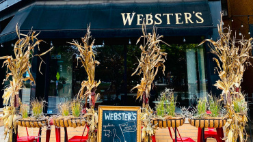 Websters Wine Bar, a wine bar in Chicago, USA.