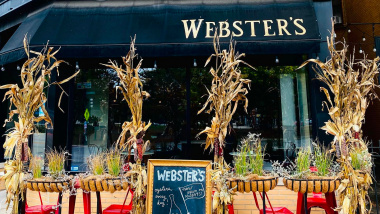 Websters Wine Bar, a wine bar in Chicago, USA.