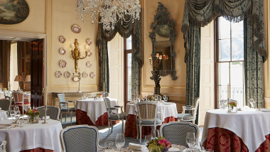 The Restaurant at Ballyfin Demesne, a hotel and restaurant in Ballyfin, Ireland.