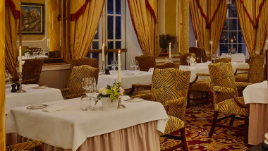 The Barton Restaurant at the K Club, a restaurant in Straffan, Ireland.