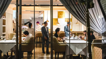 Au Jardin, a restaurant in Penang, Malaysia.