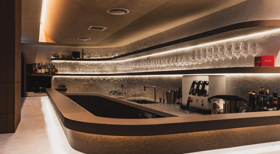 Les Copains, a wine bar in Seoul, South Korea.