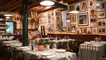 Trattoria Al Pompiere, a restaurant in Verona, Italy.