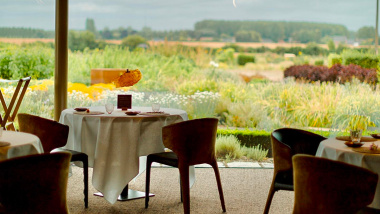 L'Air du Temps, a restaurant in Liernu, Belgium.