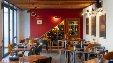Racines Bruxelles, a restaurant in Brussels, Belgium.