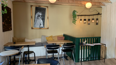 Skg vinkafé, a wine bar in Bergen, Norway.