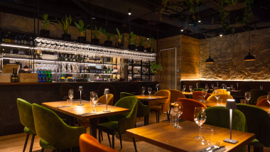 Wine First, a restaurant and wine bar in Warsaw, Poland.