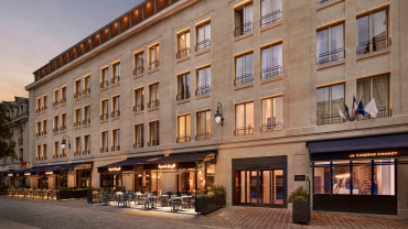 Exterior of La Grande Georgette, Reims, Champagne region, France.