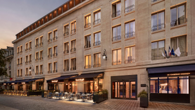Exterior of La Grande Georgette, Reims, Champagne region, France.