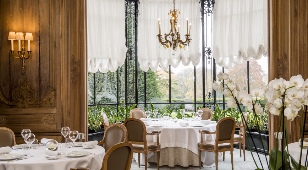 Le Parc at Domaine Les Crayères, a restaurant in Reims, France.