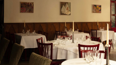 Bistro Freddie, a restaurant and wine bar in London, UK.
