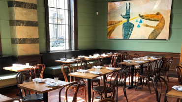 The Palmerston, a restaurant and wine bar in Edinburgh, UK.