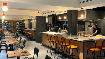 Higher Ground, a restaurant and wine bar in Manchester, UK.