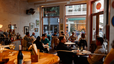 Kirk's Wine Bar, a wine bar in Melbourne, Australia.
