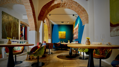 LINFA, a restaurant in San Gimignano, Italy.