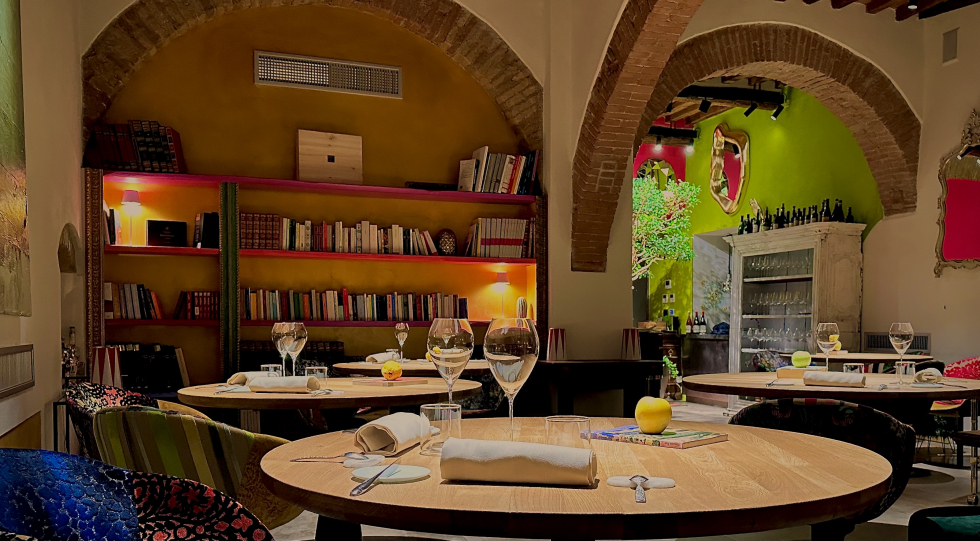 LINFA, a restaurant in San Gimignano, Italy.