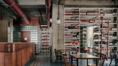 8000 vintages, a wine bar in Tbilisi, Georgia.
