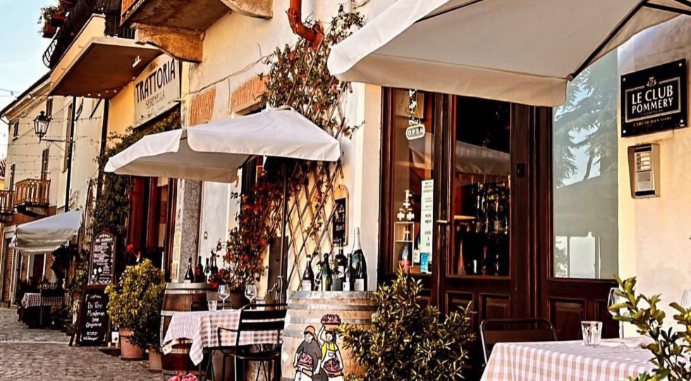 Trattoria Serenella – Le Tre Lasagne, a restaurant in Vignale Monferrato, Italy.
