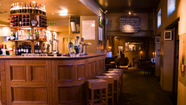Whighams Wine Cellars, a restaurant and wine bar in Edinburgh, UK.