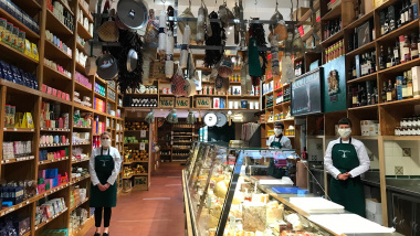 Valvona & Crolla, a wine bar in Edinburgh, UK.