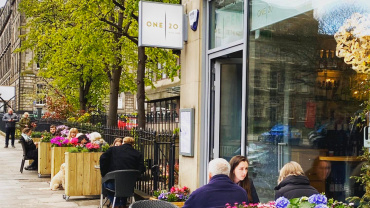 One-20, a restaurant and wine bar in Edinburgh, UK.