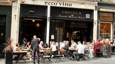 Ecco Vino, a restaurant and wine bar in Edinburgh, UK.