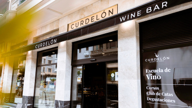 Curdelon Wine Bar, a wine bar in San Sebastián, Spain.