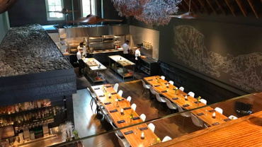 Lazy Bear, a restaurant in San Francisco, USA.