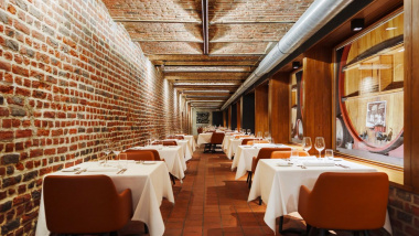 Les Caves d'Alex, a restaurant in Brussels, Belgium.