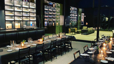 Wine in the city, a restaurant in Brussels, Belgium.