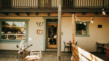 Valley Bar and Bottle, a restaurant and wine bar in Sonoma, USA.
