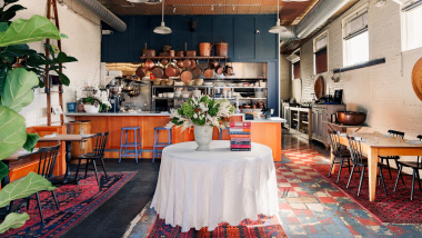 Bell's, a restaurant in Santa Barbara, USA.