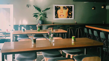 Cadet Wine & Beer Bar, a wine bar in Napa, USA.