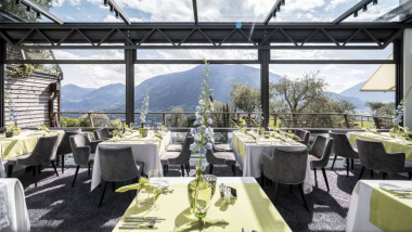 Hotel Erika, a restaurant and hotel in Merano, Italy.
