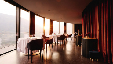 Hotel Castel, a restaurant in Tirolo, Italy.
