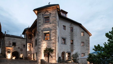 Ansitz Steinbock, a restaurant and hotel in Villandro, Italy.