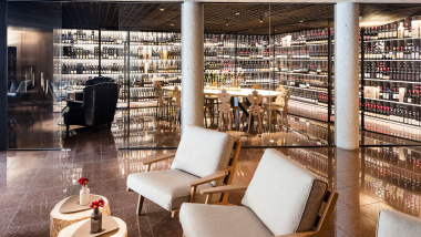 Hotel Valserhof, a restaurant and hotel in Rio di Pusteria, Italy.