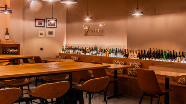Vinorte Winebar, a restaurant and wine bar in Valencia, Spain.