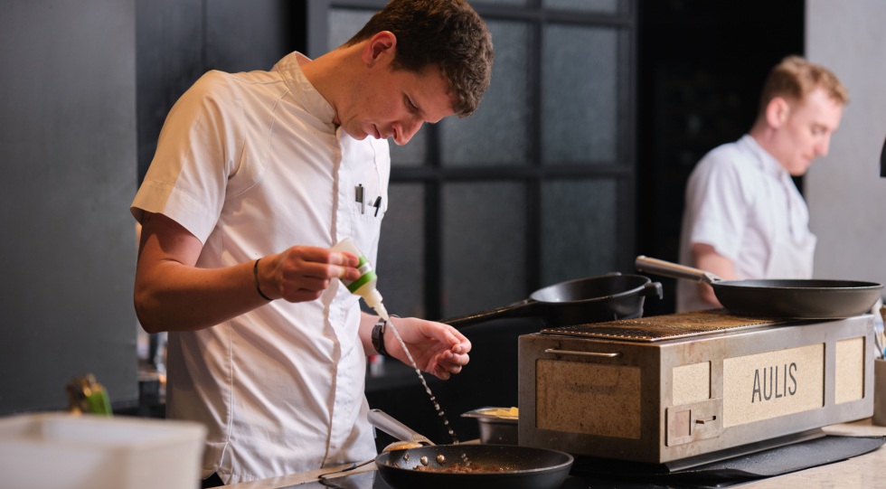 Aulis London, a restaurant in London, UK.