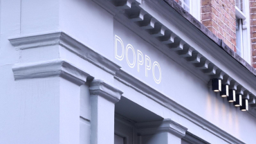 Doppo, a restaurant in London, UK.