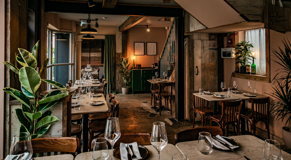 Linden Stores, a restaurant and wine bar in Knutsford, UK.