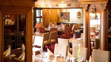 Interior of Park Hotel Vossevangen, Voss, Norway.