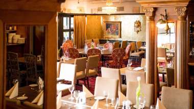 Interior of Park Hotel Vossevangen, Voss, Norway.