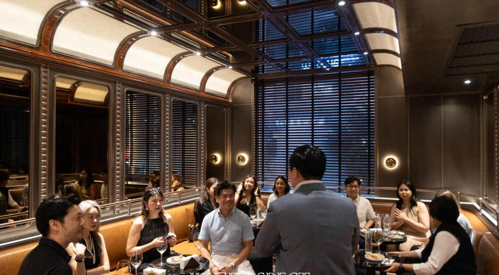 Wine Aspect, a wine bar in Bangkok, Thailand.