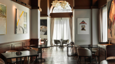 Pipero restaurant, Rome, Italy.