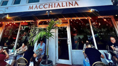 Macchialina, a restaurant in Miami Beach, USA.