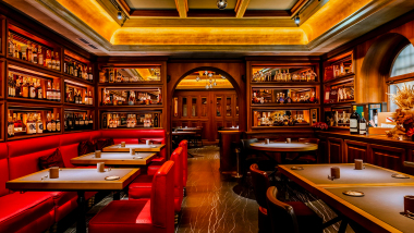 Pipero restaurant, Rome, Italy.