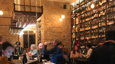 Enoteca Verso wine bar, Rome, Italy.