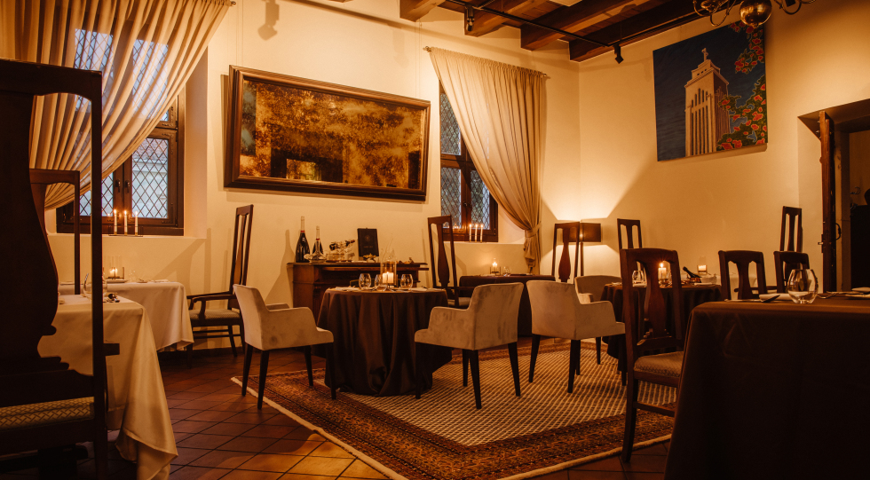 Monte Pacis, a restaurant and hotel in Kaunas, Lithuania.