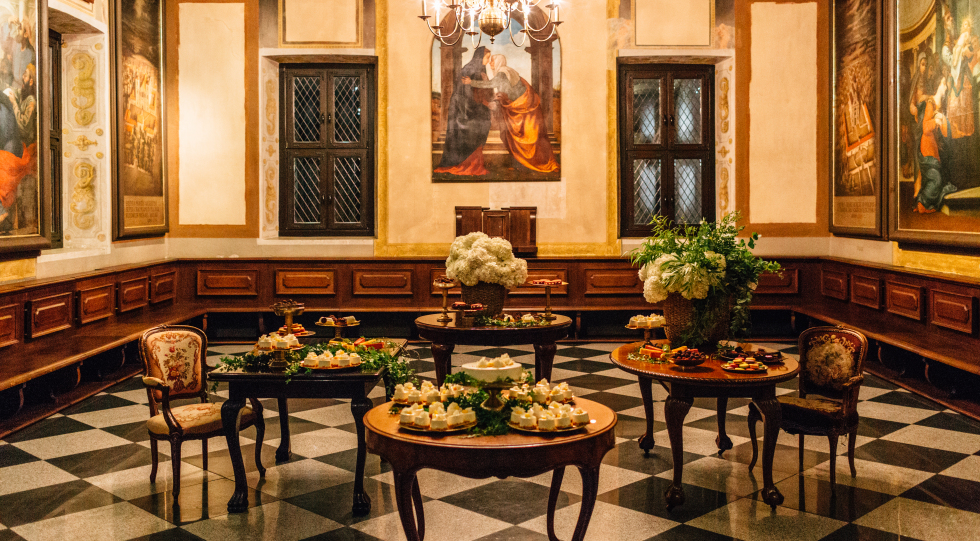 Monte Pacis, a restaurant and hotel in Kaunas, Lithuania.